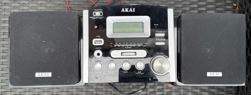 Akai CD/MP3-speler, Audio, Tv en Foto, Stereo-sets, Gebruikt, Cd-speler, Akai, Microset, Ophalen of Verzenden