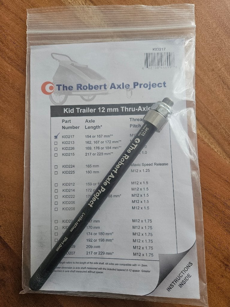 The Robert Axle Project KID217 as voor fietskar, Ophalen, Minder dan 20 kg, Bagagekar, Zo goed als nieuw