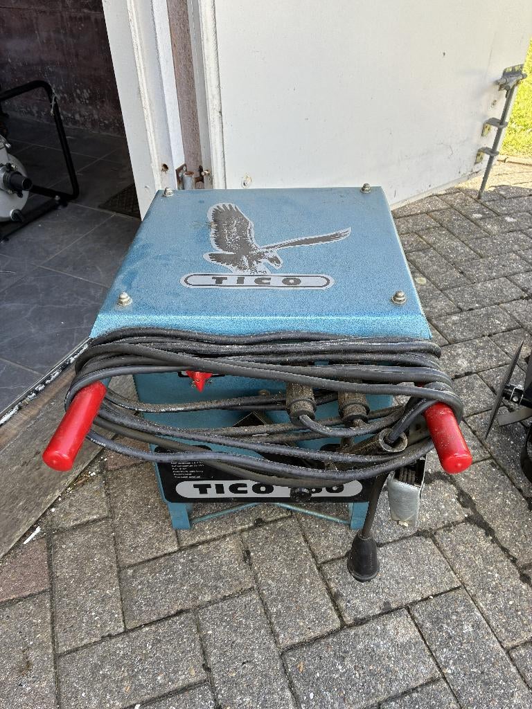 Tico lastrafo, Doe-het-zelf en Verbouw, Gereedschap | Lasapparaten, Ophalen, Gebruikt, 150 tot 250 ampère, Elektroden
