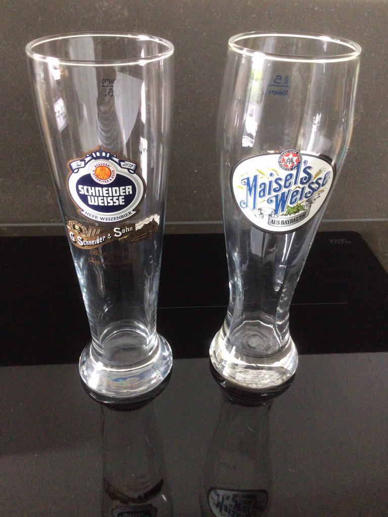MAISEL’S Weisse bierglas 500 ml z.g.a.n. GRATIS, Verzamelen, Biermerken, Ophalen of Verzenden, Zo goed als nieuw, Glas of Glazen
