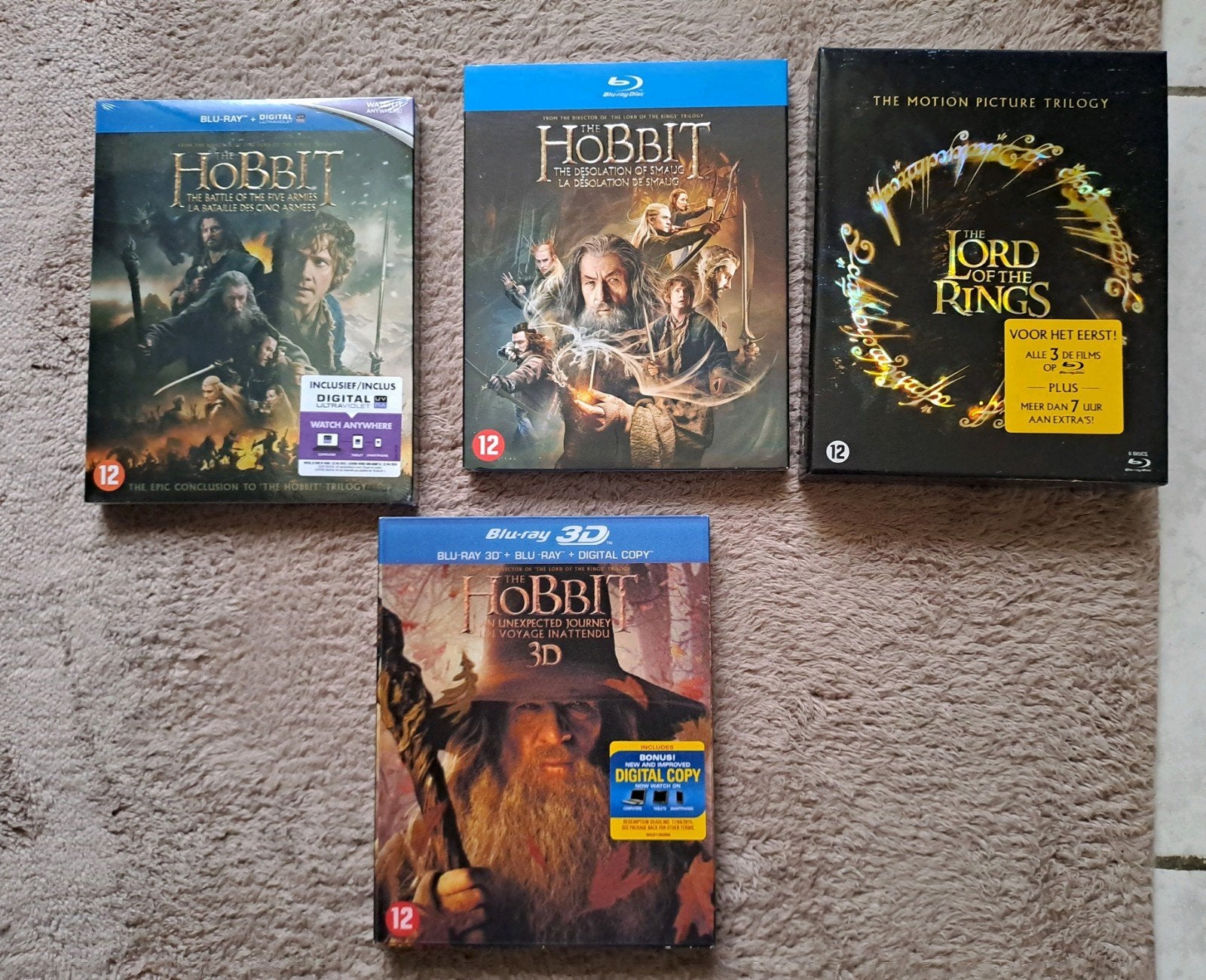 The Hobbit & Lord Of The Rings!, Cd's en Dvd's, Blu-ray, Ophalen of Verzenden, Zo goed als nieuw