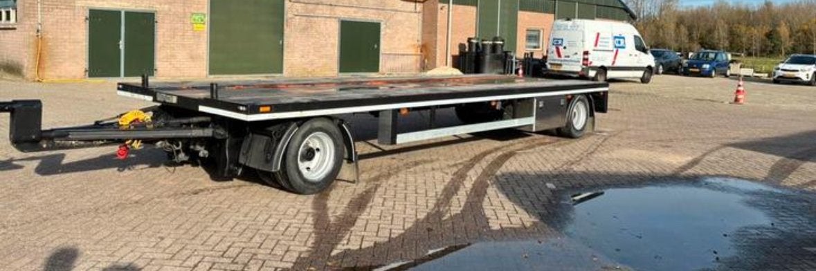 Dieplader voor containers en machines - 20.000 kg laadvermog, Auto diversen, Ophalen, Gebruikt