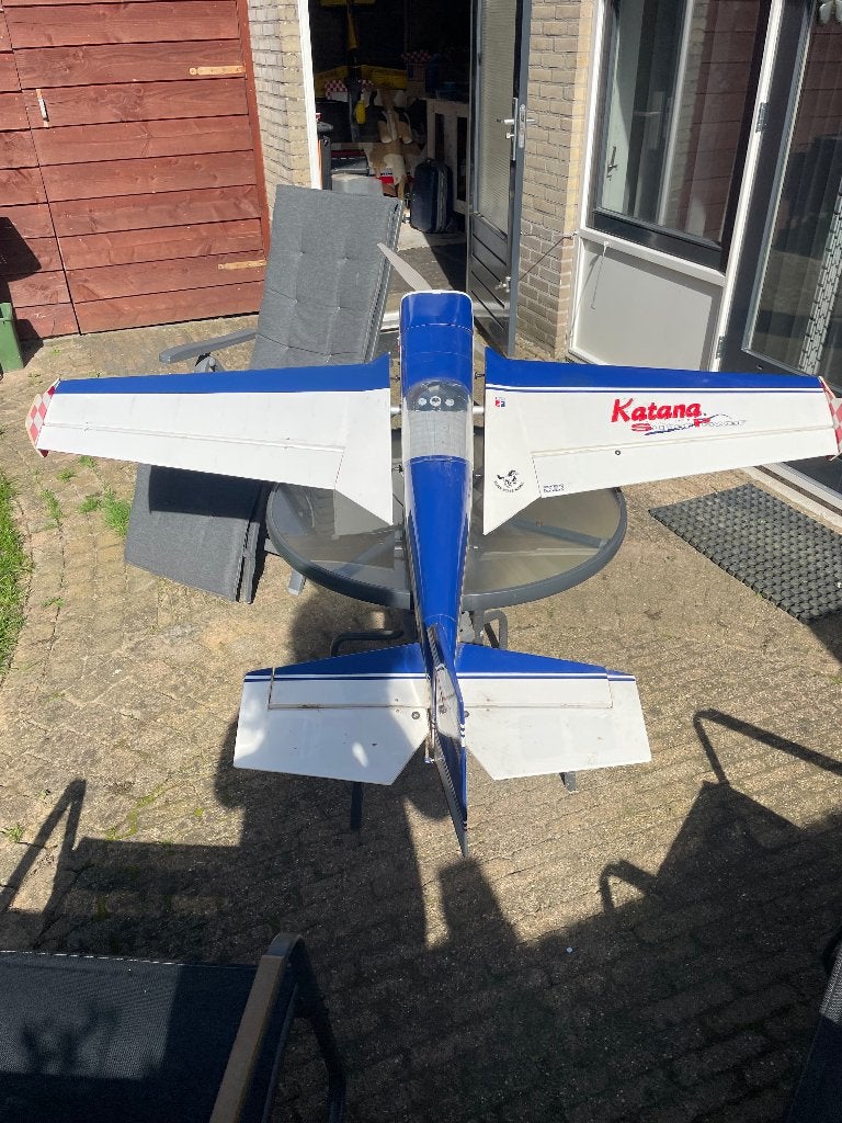 Rc katana op 6 s compleet span 1520, Hobby en Vrije tijd, Ophalen of Verzenden, Zo goed als nieuw, Elektro, RTF (Ready to Fly)