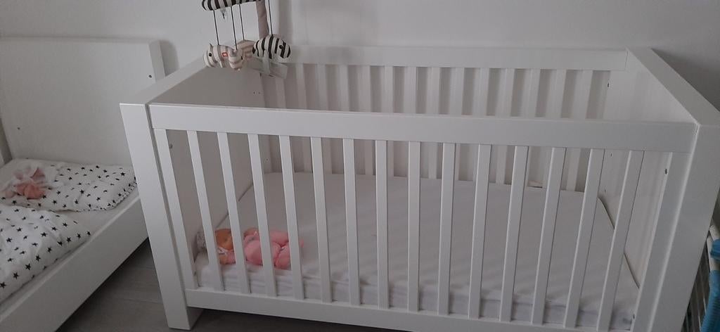2 Kidsmill Alska baby/kleuterbedjes 140x70 cm, Ophalen of Verzenden, Zo goed als nieuw, 140 tot 160 cm, 70 tot 85 cm