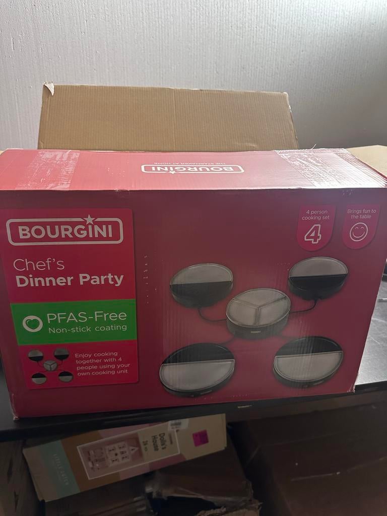 Bourgini Chef's Dinner Party - PFAS-vrije kookset (Nieuw), Overige typen, ., Nieuw, Ophalen of Verzenden