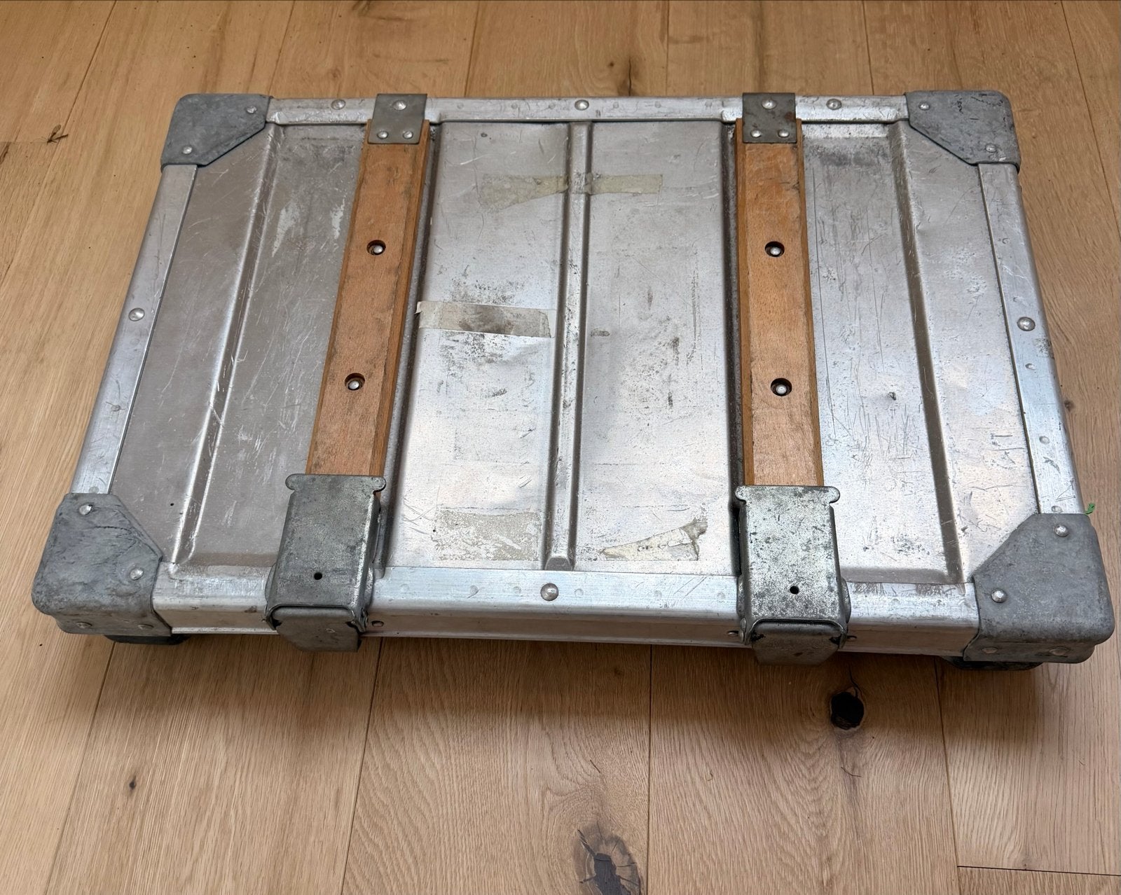 Zarges aluminium opklapbare transportkist, Huis en Inrichting, Gebruikt, 50 tot 100 cm, Ophalen of Verzenden, Metaal