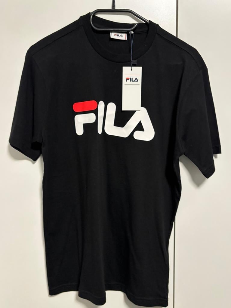 Nieuw Fila T-shirt Zwart met Groot Logo, Ophalen of Verzenden, Nieuw, Maat 48/50 (M), Zwart