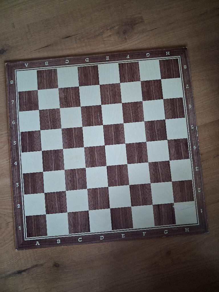 Groot schaak/dambord, Een of twee spelers, Ophalen of Verzenden, Gebruikt