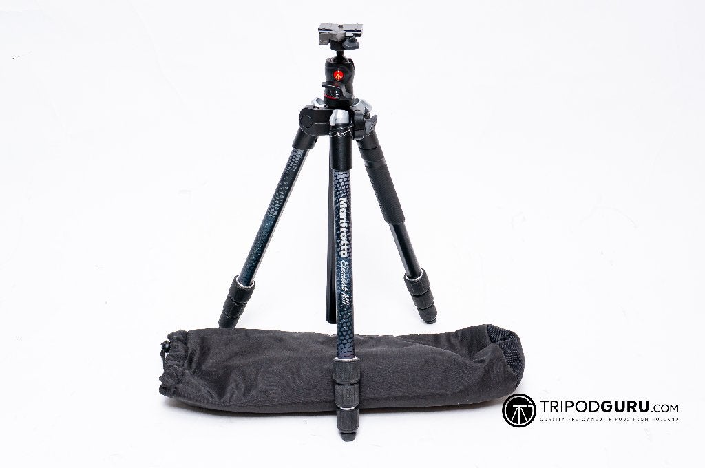 Manfrotto Element MII statiefkit met tas - aanbieding -, Tripodguru@outlook.com, Tripodguru.com, Zo goed als nieuw, 150 tot 175 cm