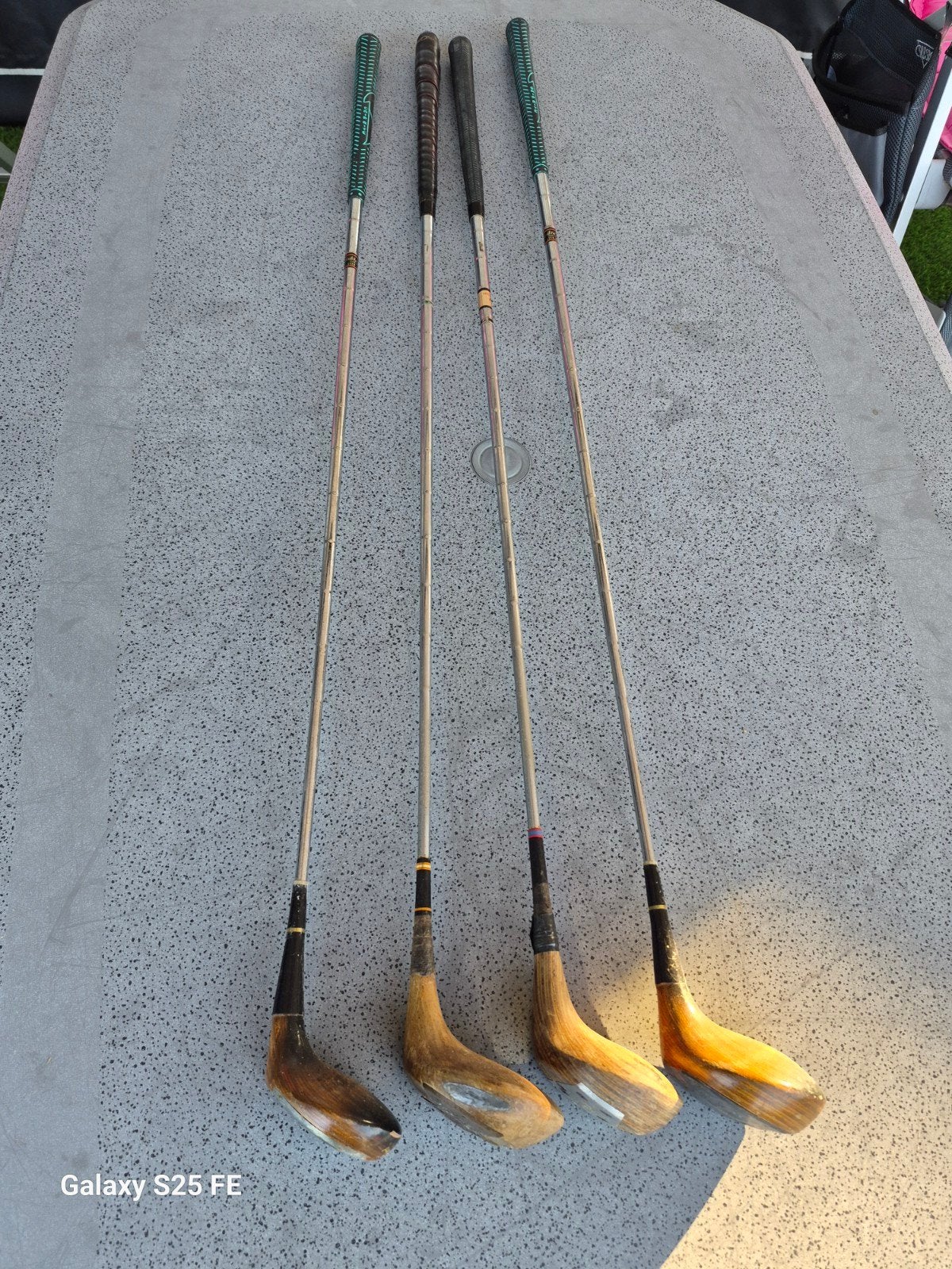 Vintage Houten Golfclubs - Wilson en Pro Flight, Sport en Fitness, Golf, Ophalen of Verzenden, Gebruikt, Club