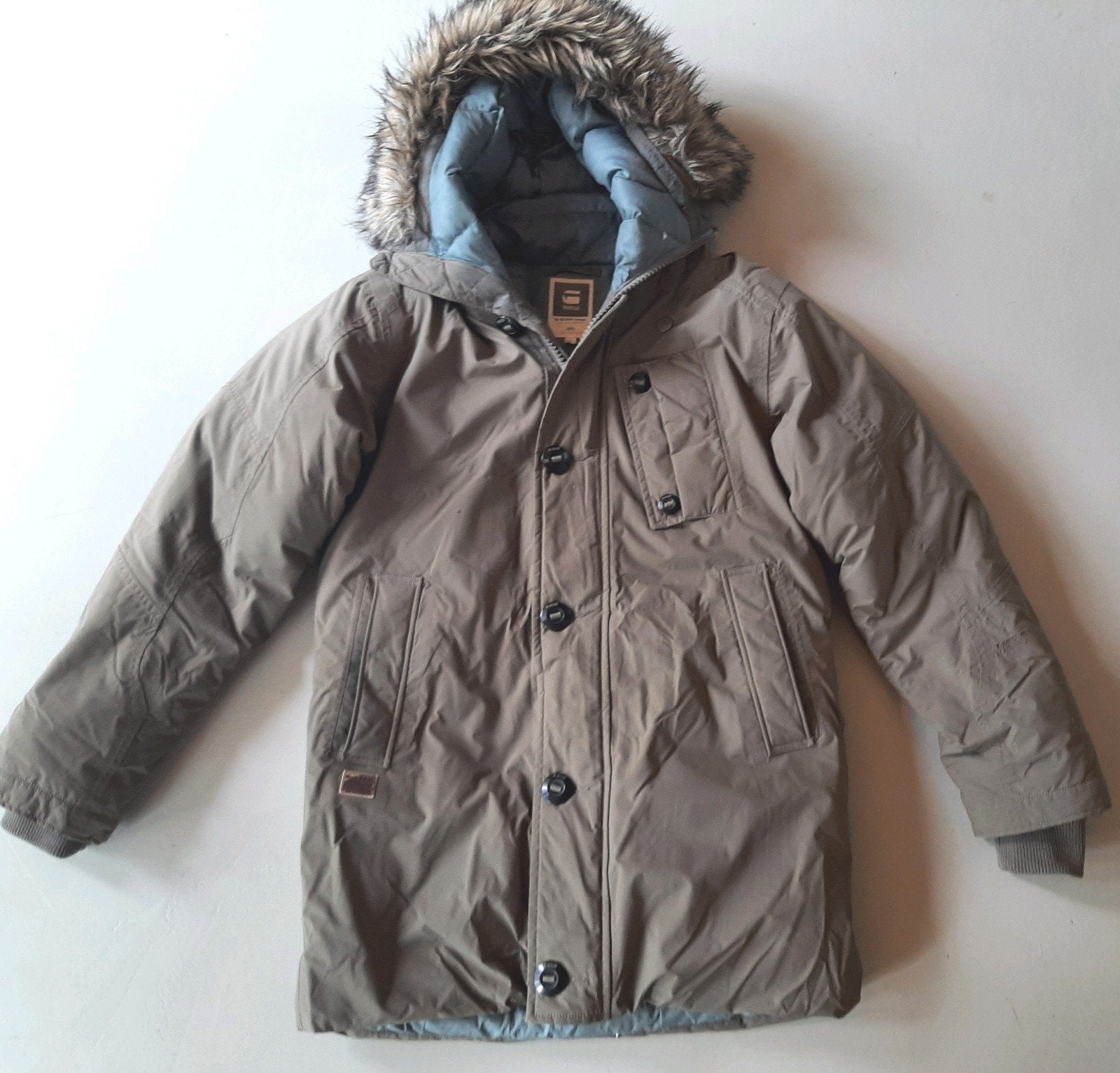 G-Star RAW Winterjas S Dons Gevoerd met Capuchon, G-Star Raw, Ophalen of Verzenden, Gedragen, Groen