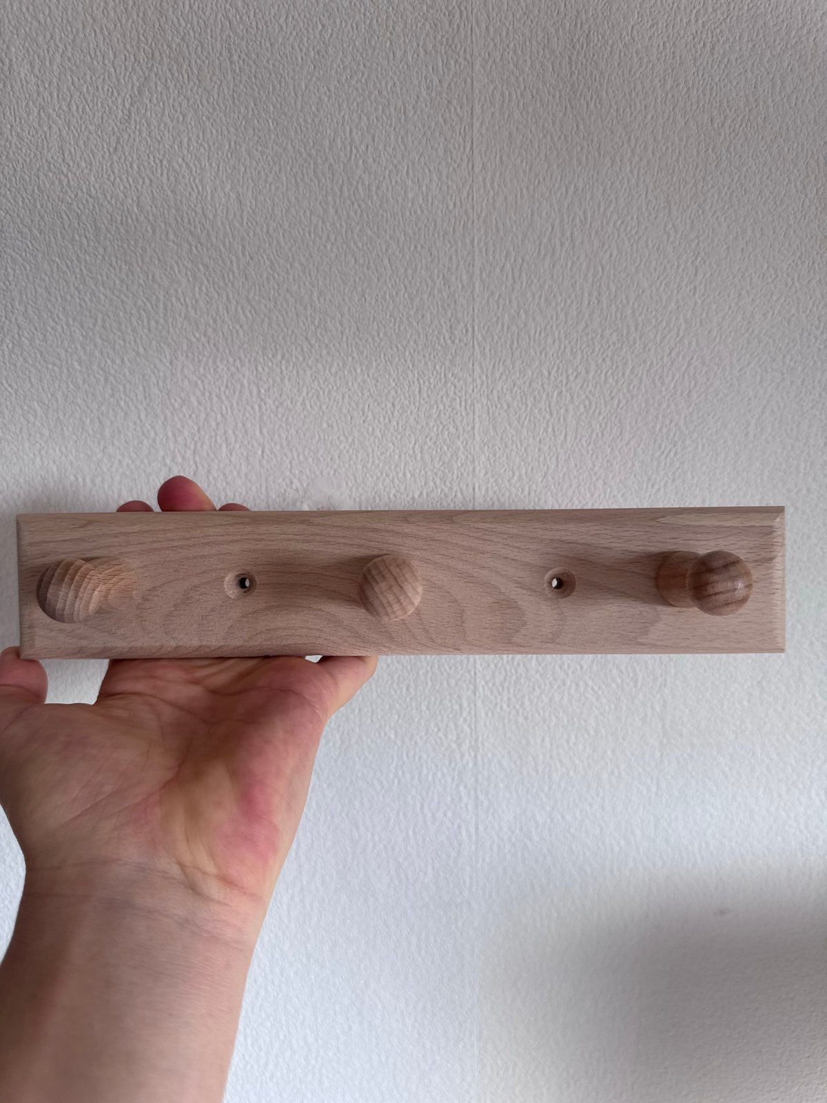 Houten kapstok Dille & Kamille - Kapstok met 3 Haken, Ophalen of Verzenden, Zo goed als nieuw, Hout, Wandhaken