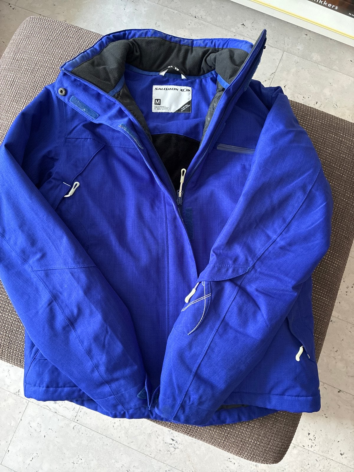 In deze warme dagen: Salomon Clima Pro ski-jas/winterjas, Ophalen of Verzenden, Gedragen, Maat 38/40 (M), Jack