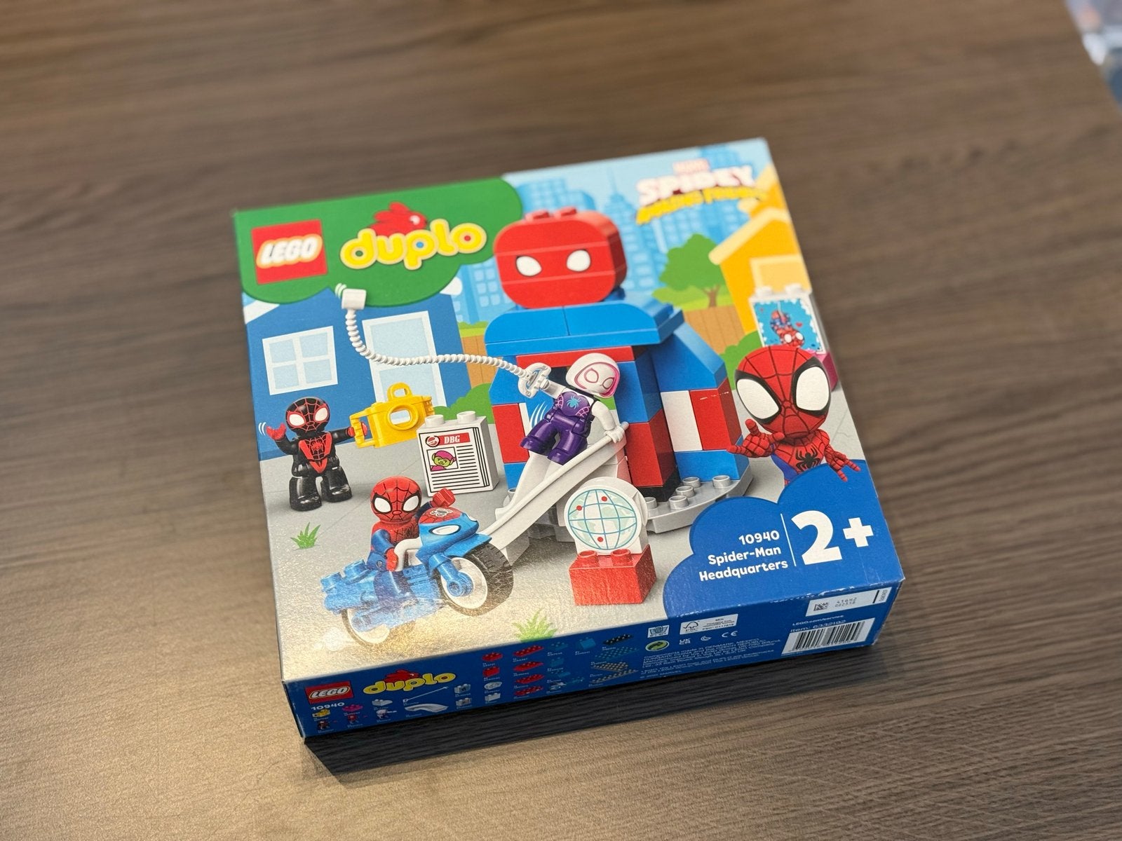 Lego Duplo Spidey en zijn Geweldige Vrienden Hoofdkwartier, Overige thema's, Ophalen of Verzenden, Zo goed als nieuw, Compleet