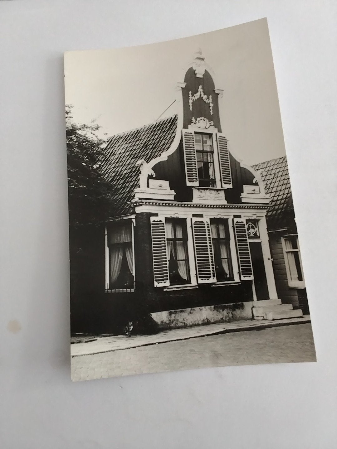 Oude zwart-wit ansichtkaart van een huis in KROMMENIE, Ophalen of Verzenden, 1960 tot 1980, Gelopen, Utrecht