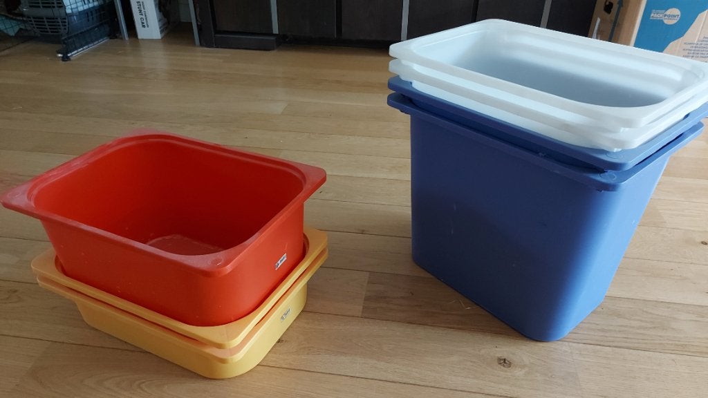 Losse bakken ikea trofast, Ophalen, Gebruikt, Opbergmeubel, Meerkleurig