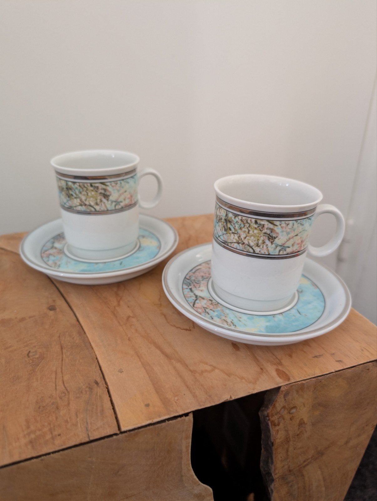 Set van 2 Vincent van Gogh kop en schotels – Royal Mosa Ho, Ophalen of Verzenden