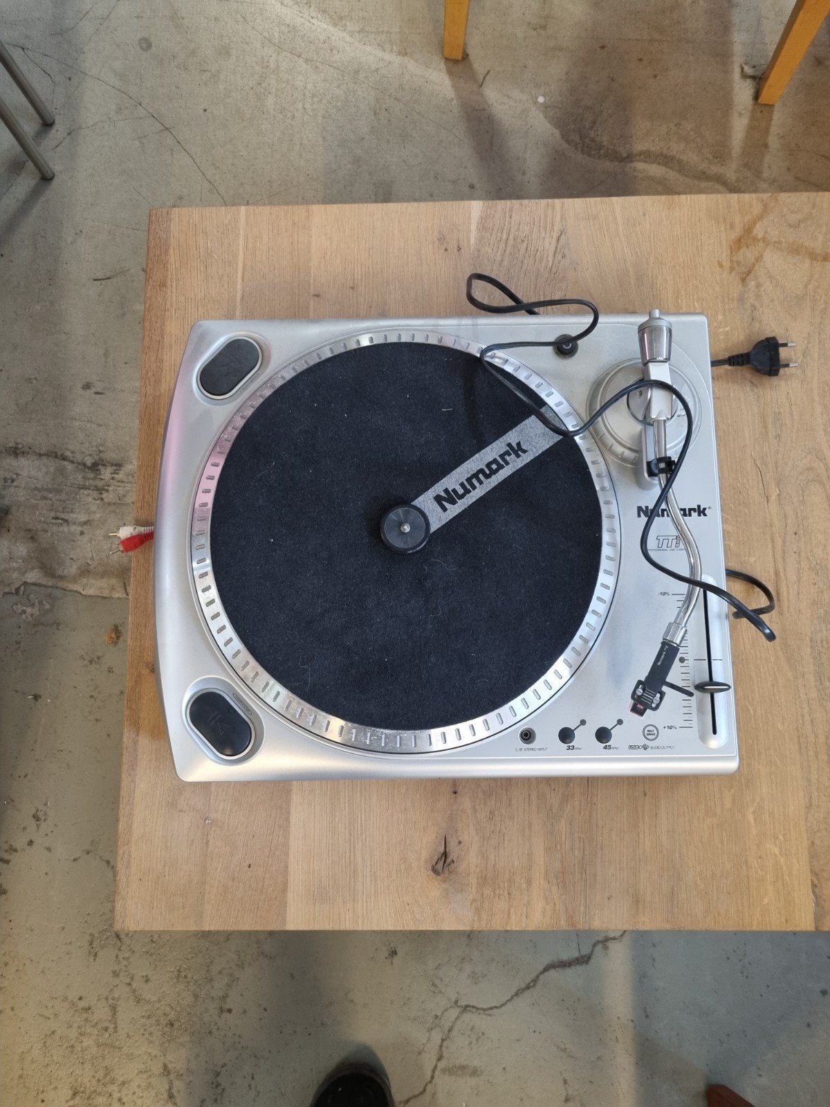 Numark TT1 USB Platenspeler - Zilverkleurig, Overige merken, Gebruikt, Pitch-regelaar, Ophalen of Verzenden