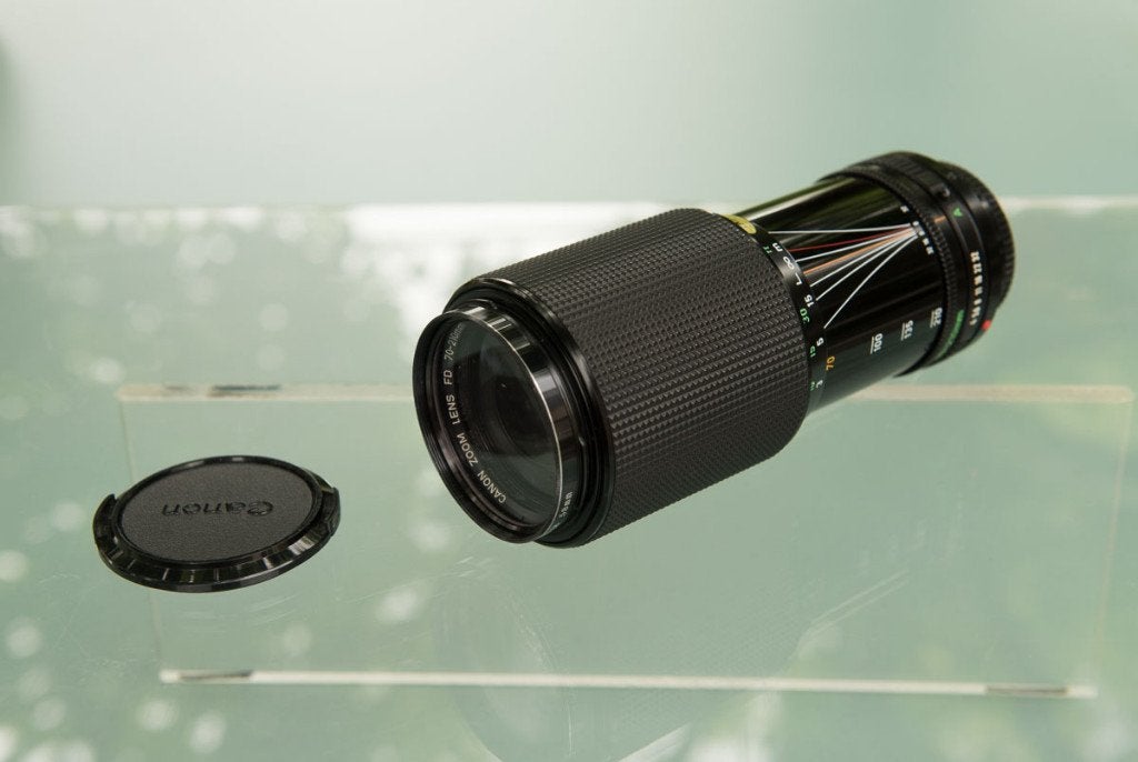 Canon Zoom lens FD 70-210mm, Ophalen, Canon, Telelens, Macrofunctie