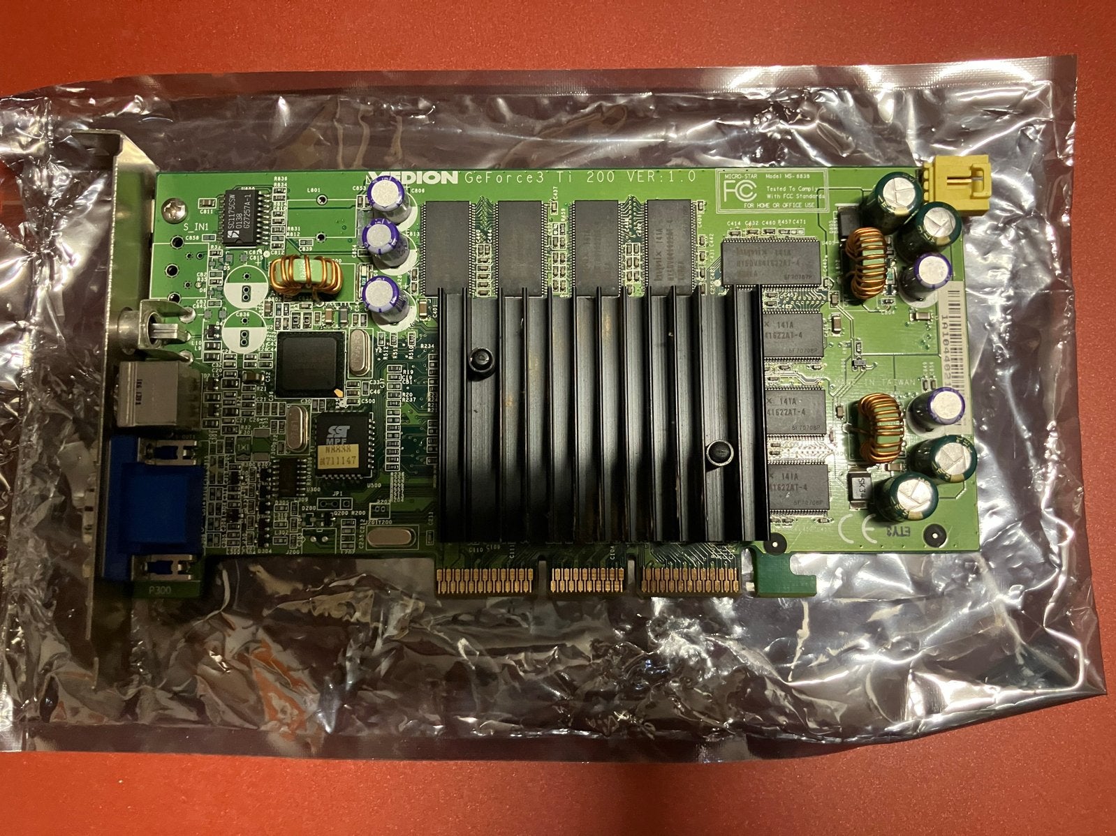 NVIDIA GeForce 3 200 Ti AGP Videokaart - Vintage GPU, Ophalen of Verzenden