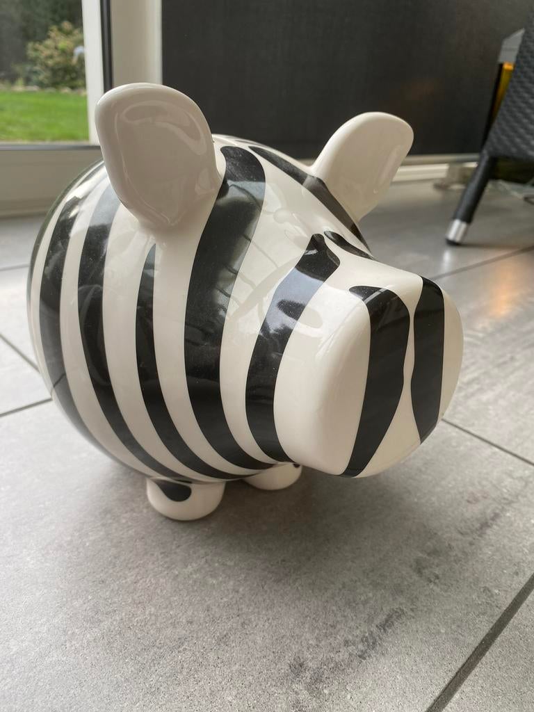 S&P spaarpot varken groot, Ophalen of Verzenden, Zo goed als nieuw, Steen, Aardewerk of Keramiek, Dier
