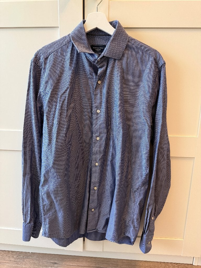 McGregor overhemd, Zo goed als nieuw, McGregor, Blauw, Halswijdte 39/40 (M)