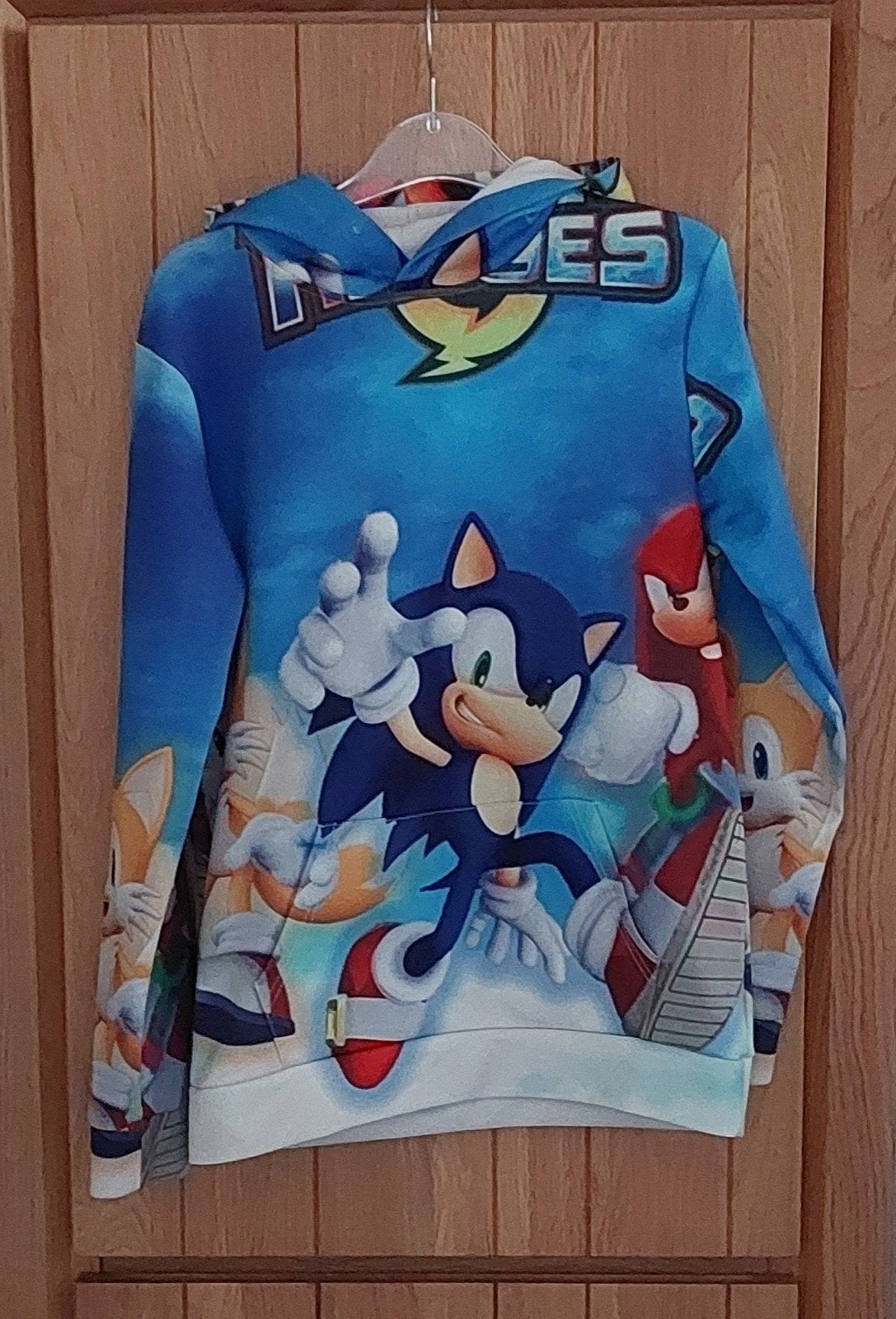 Sonic the Hedgehog Hoodie -  Maat M, Ophalen, Zo goed als nieuw, Sonic the Hedgehog, Jongen