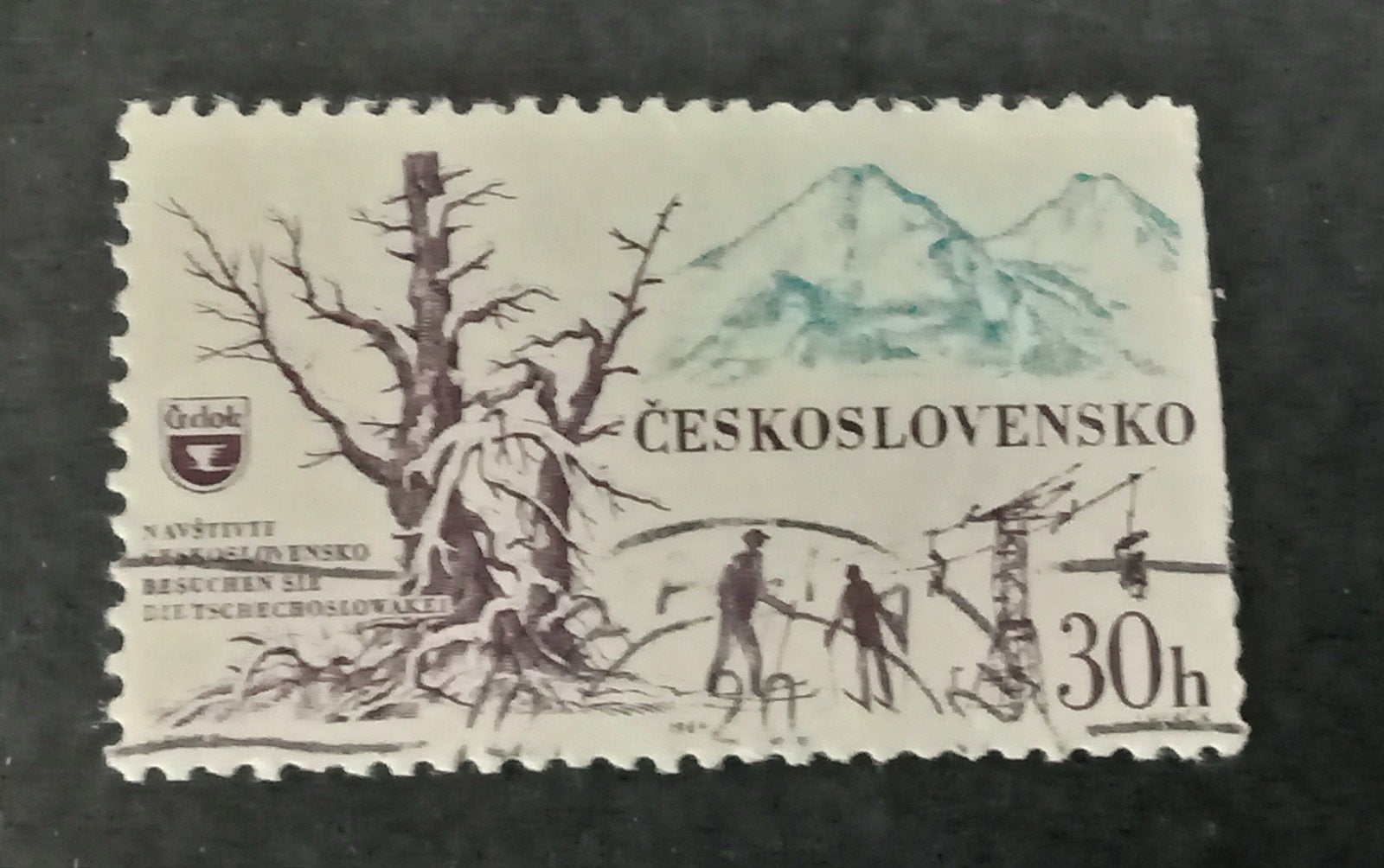Tsjechoslowakije  - Toerisme, Verzenden, Overige landen, Gestempeld