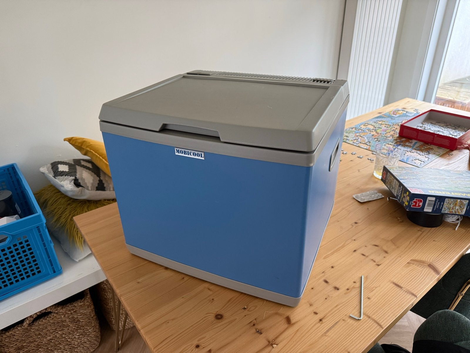 Mobicool A40e 12V + 230V Koelbox - 40 Liter, Caravans en Kamperen, Ophalen of Verzenden, Zo goed als nieuw, Koelbox, Elektrisch