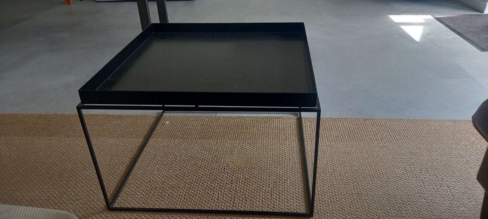 HAY Tray salontafel coffee 60x60 zwart, Ophalen, Gebruikt