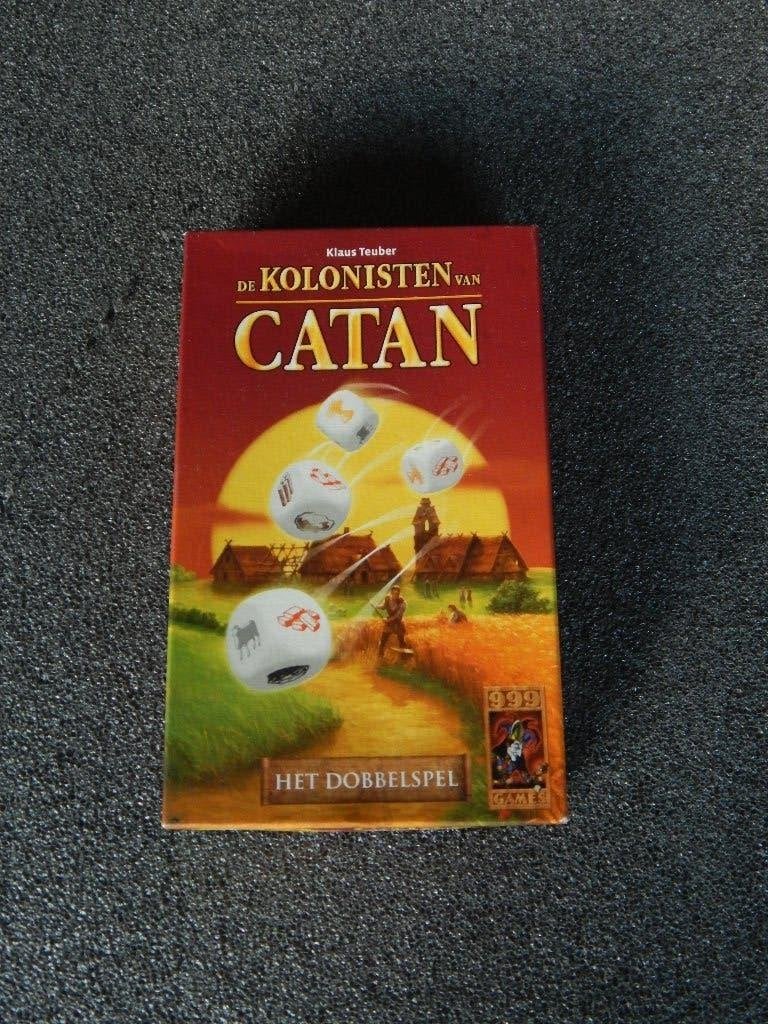 Kolonisten van Catan dobbelspel, Een of twee spelers, Ophalen of Verzenden, Gebruikt, 999 Games