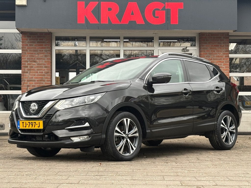 Nissan Qashqai N-Connecta 1.2 116 pk - MOTOR VERVANGEN - AUT, Auto's, Nissan, Stof, Gebruikt, 116 pk, Zwart