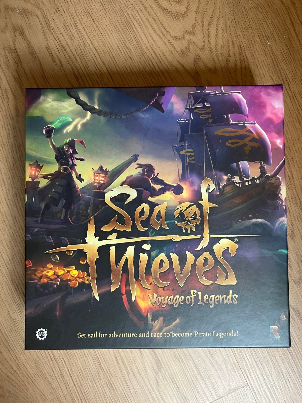 Sea of Thieves: Voyage of Legends Bordspel, Hobby en Vrije tijd, Gezelschapsspellen | Overige, Zo goed als nieuw, Drie of vier spelers