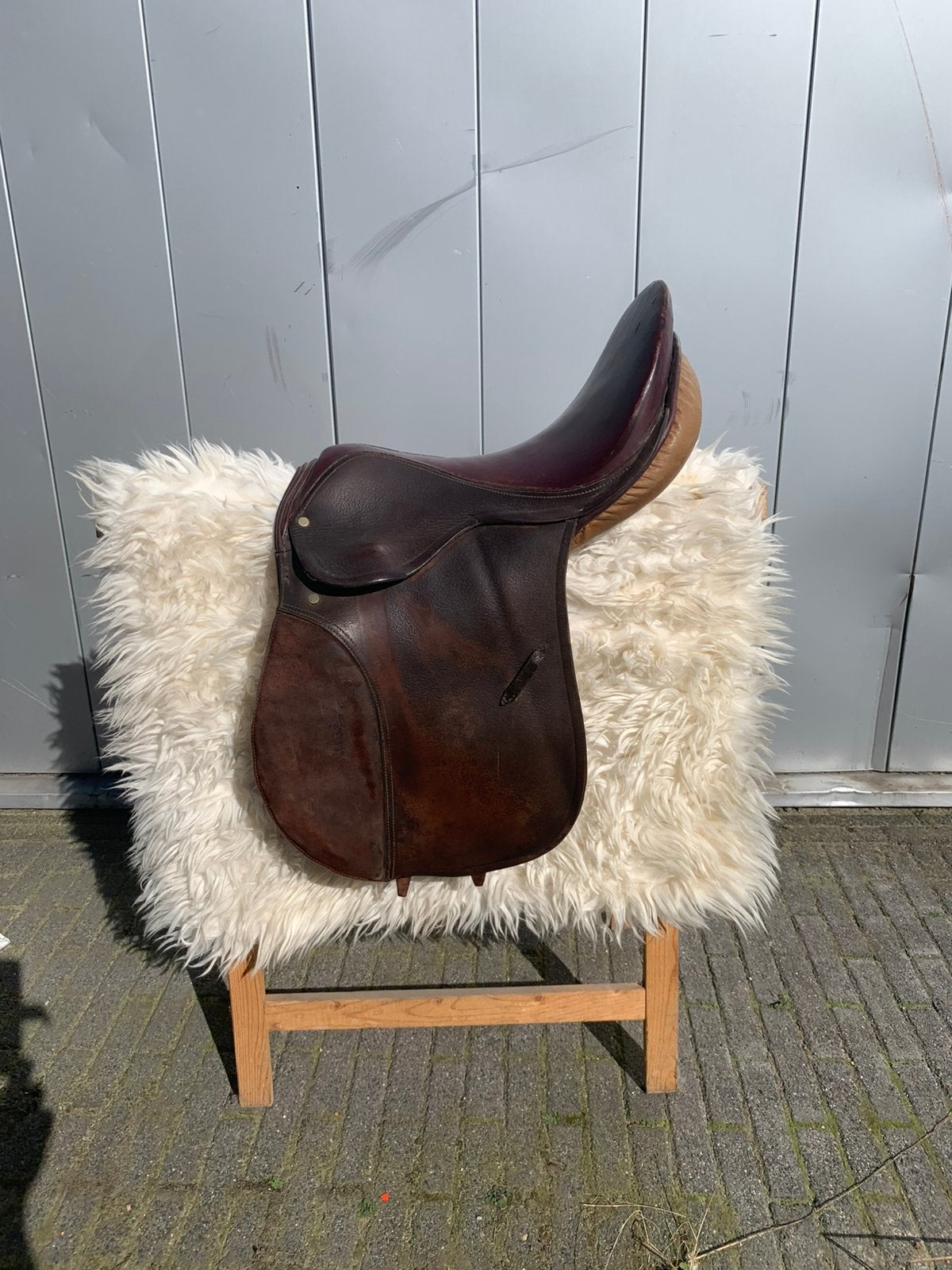 Meerdere zadels te koop, Ophalen of Verzenden, Gebruikt, Dressuur, L (17.5 inch)