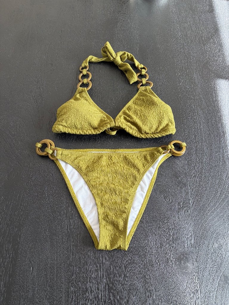 Nieuwe groene bikini van Shein in maat L, Nieuw, Ophalen of Verzenden, Bikini, Groen