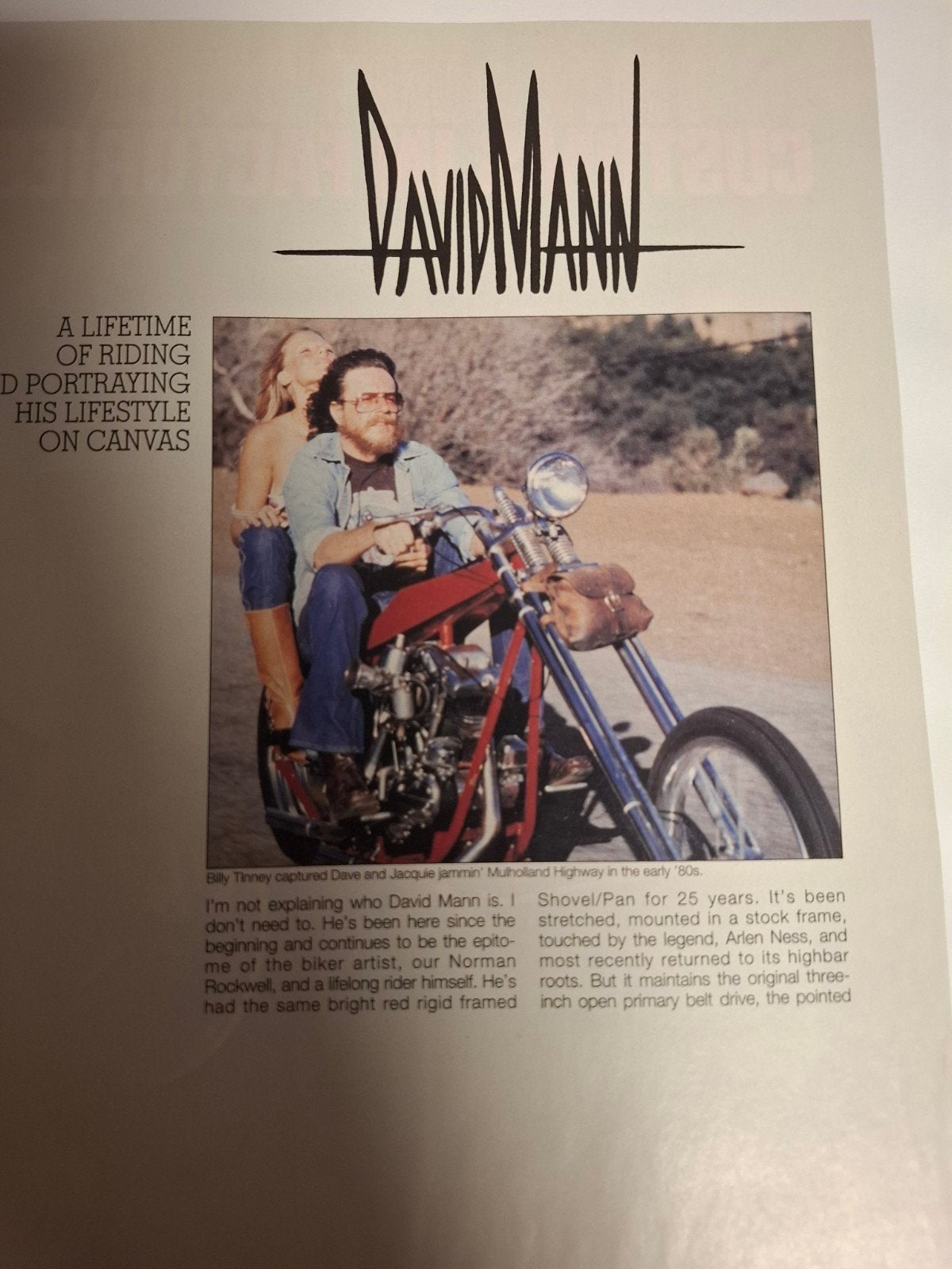 David Mann Tekeningen Easy Rider - 3 Plakboeken, Ophalen of Verzenden, Tekening, Overige technieken, Origineel
