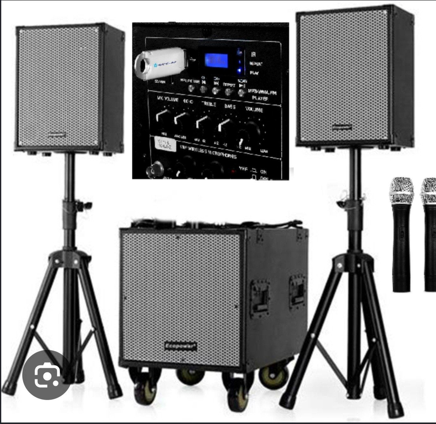Europower EP-1298 Draadloze Microfoons Complete Set, Ophalen, Zo goed als nieuw, 1000 watt of meer, Overige typen