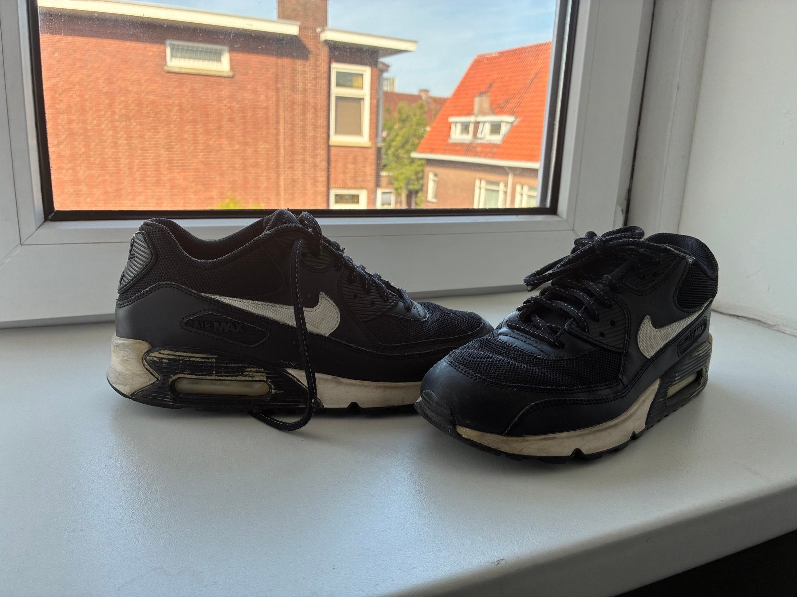 Nike Airmax - Lopen als een trein - maat 39, Ophalen of Verzenden, Gedragen, Zwart, Sneakers of Gympen