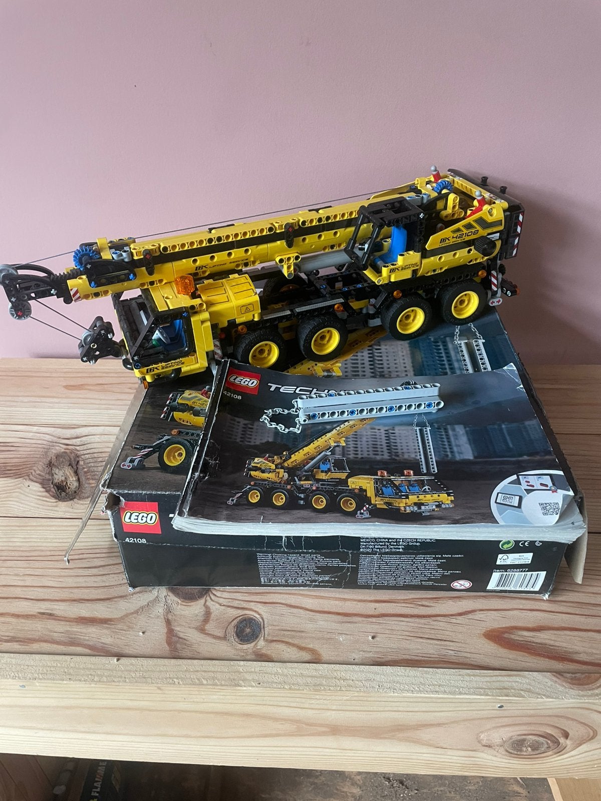 Lego hijskraan 42108, Kinderen en Baby's, Inclusief instructies, Lego, Ophalen of Verzenden, Zo goed als nieuw