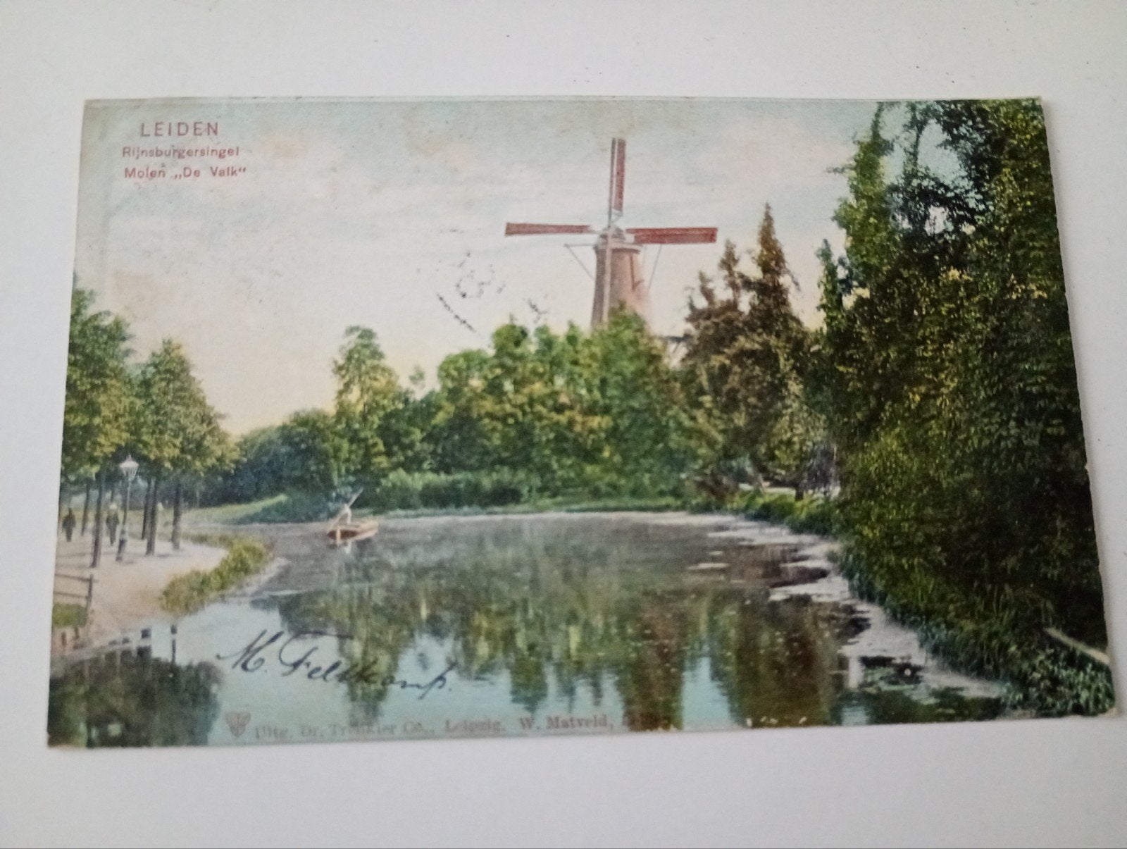 Leiden Molen De Valk 1905, Ophalen of Verzenden, Voor 1920, Gelopen, Zuid-Holland