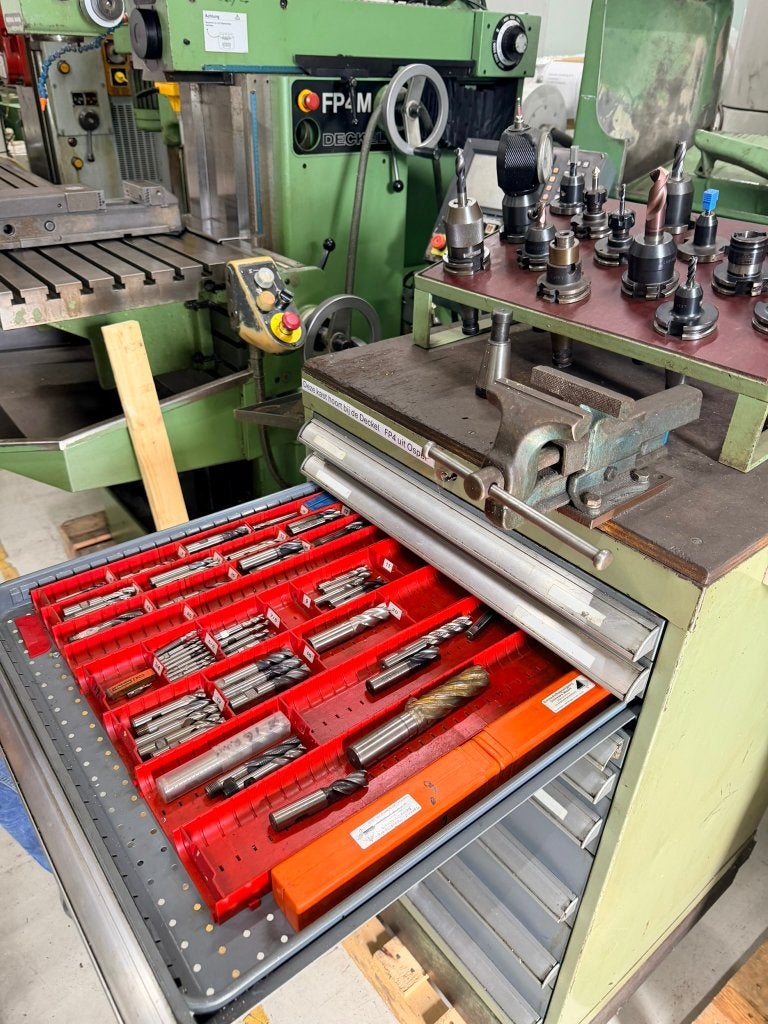 freesmachine Deckel FP-4M incl. vele toebehoren., Doe-het-zelf en Verbouw, Ophalen of Verzenden, Gebruikt, Elektrisch, Overige soorten