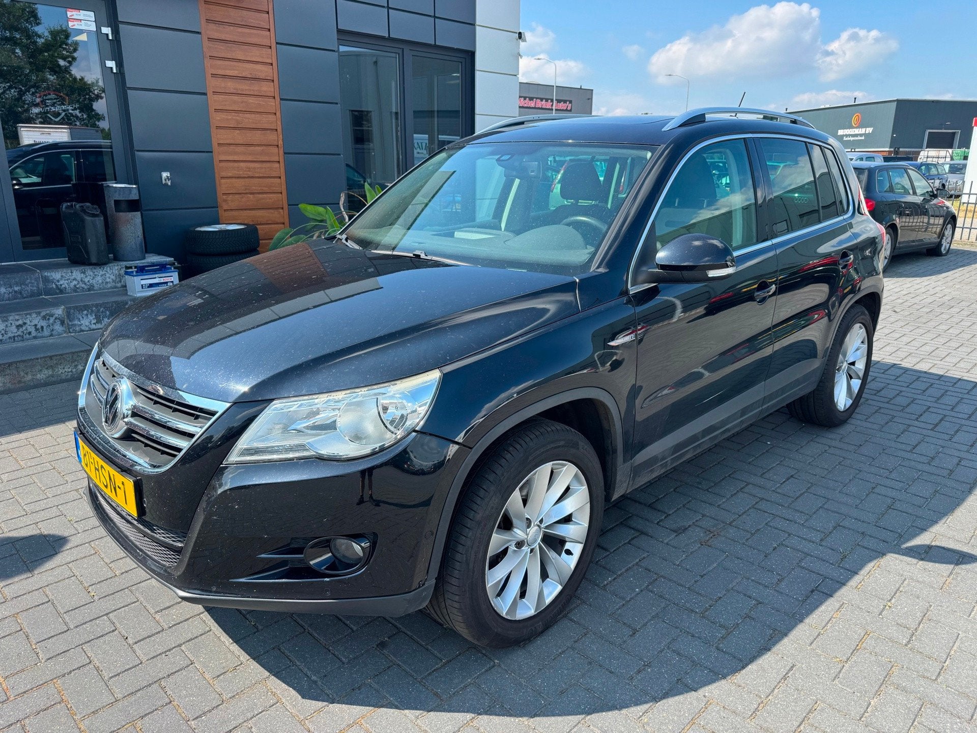 Volkswagen Tiguan 2.0 TSI Sport&Style 4Motion R-Line 2009 17, Auto's, Volkswagen, Stof, Gebruikt, Zwart, 4 cilinders