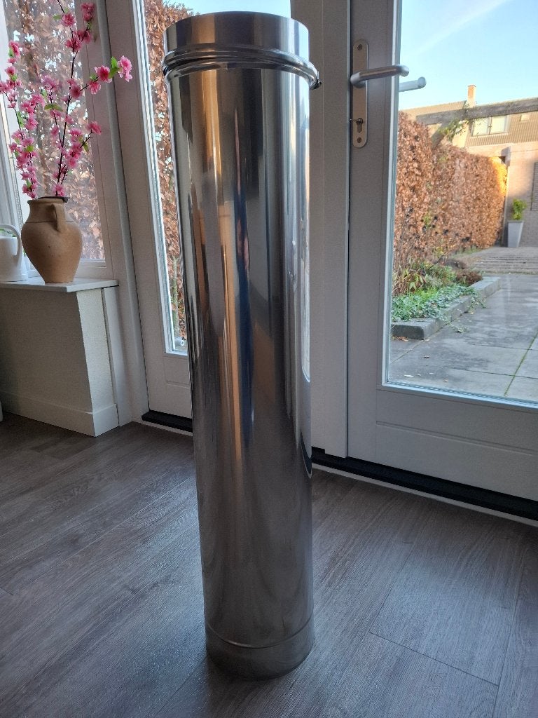 Helex EW-systeemkanaal 100 cm schoorsteen element, Ophalen, Nieuw, Vrijstaande haard, Houthaard