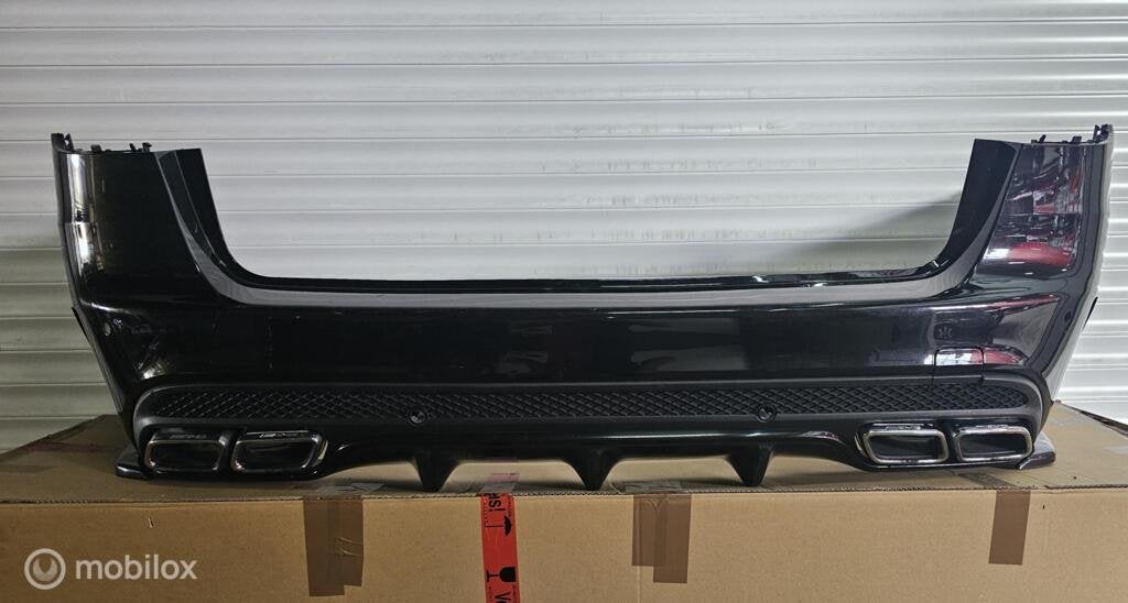 Mercedes C63 amg Bumper achter W205 S205 station, Gebruikt, Ophalen of Verzenden, Achter, Bumper