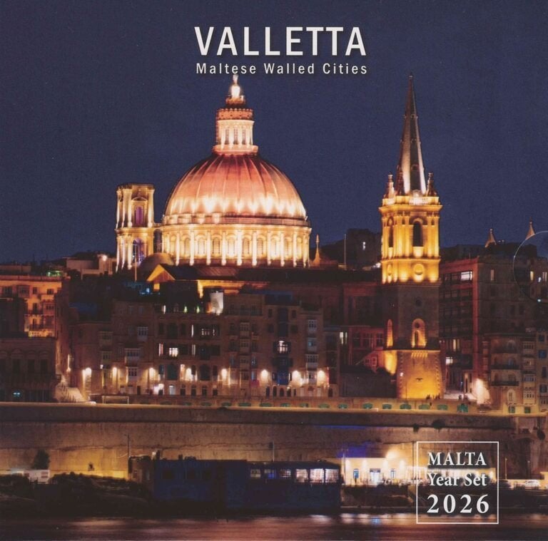 BU set Malta 2026 Blister - 1 cent t/m 2 euro + 2 euro CC, Verzenden, Malta, Overige waardes, Setje