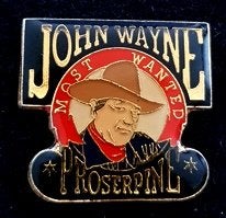 John Wayne Proserpine pin, Verzenden, Nieuw, Figuurtje, Speldje of Pin