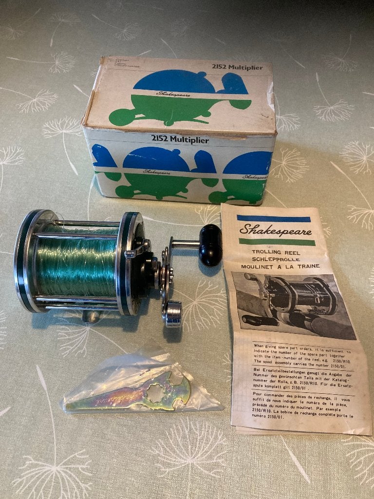 Vis reel Shakespeare 2152 Multiplier, Watersport en Boten, Hengelsport | Algemeen, Ophalen of Verzenden, Zo goed als nieuw, Molen