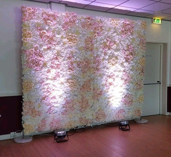 flowerwall achterwand fotohoek bruiloft decoratie, Ophalen, Versiering, Geboorte of Huwelijk