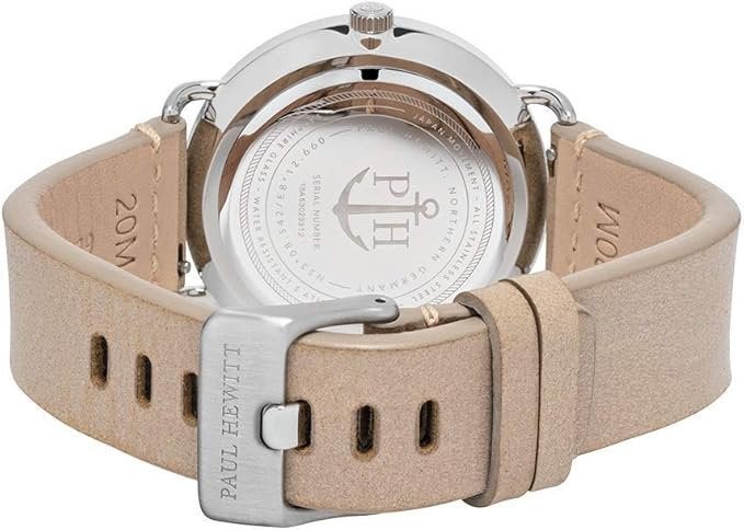 PAUL HEWITT Breakwater Black Sunray herenhorloge, Sieraden, Tassen en Uiterlijk, Overige merken, Overige materialen, Leer, Polshorloge