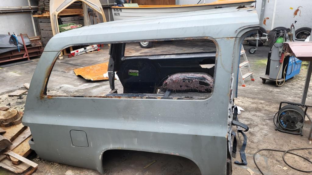 Square body chevy achterdeel, Ophalen, Gebruikt, Oldtimer onderdelen, Spatbord